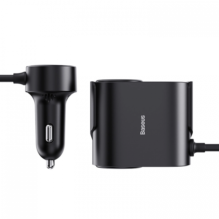 BASEUS - Baseus Billaddare High Efficiency Pro med USB-A USB-C 30W