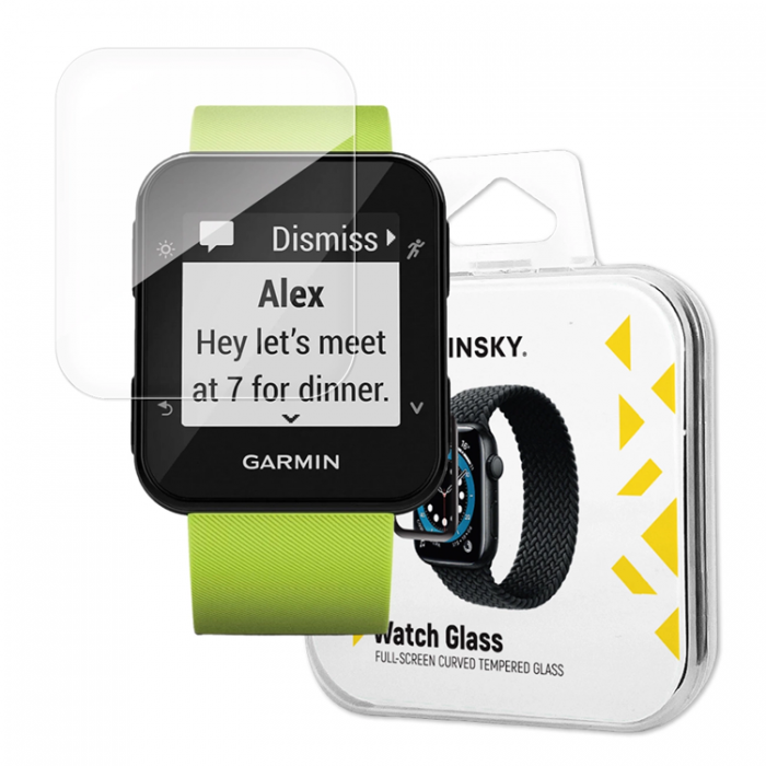 Wozinsky - Wozinsky Garmin Forerunner 35 Hrdat glas Skrmskydd - Svart