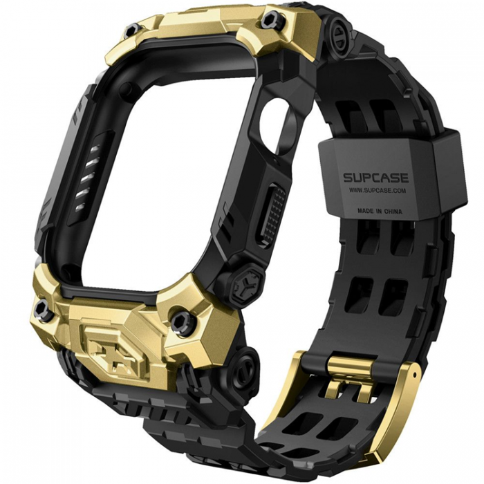 SupCase - Supcase Apple Watch 46mm Series 10 Skal Unicorn Beetle - Guld