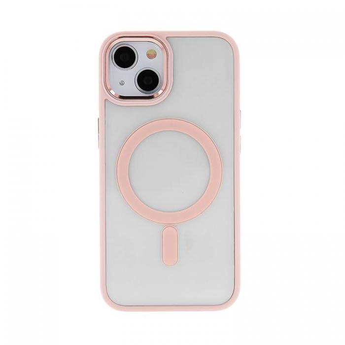 A-One Brand - iPhone 16 Pro Mobilskal MagSafe Satin Clear - Rosa