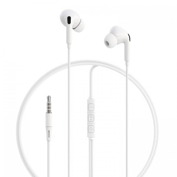 Devia - Devia In-Ear Trdbundna Hrlurar Jack 3.5mm Kintone A2 - Vit