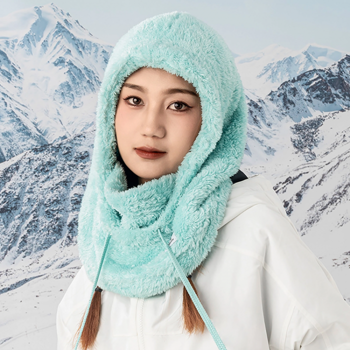 Qunature - Qunature Ski Balaclava Storlek M Arctic Velvet - Mint