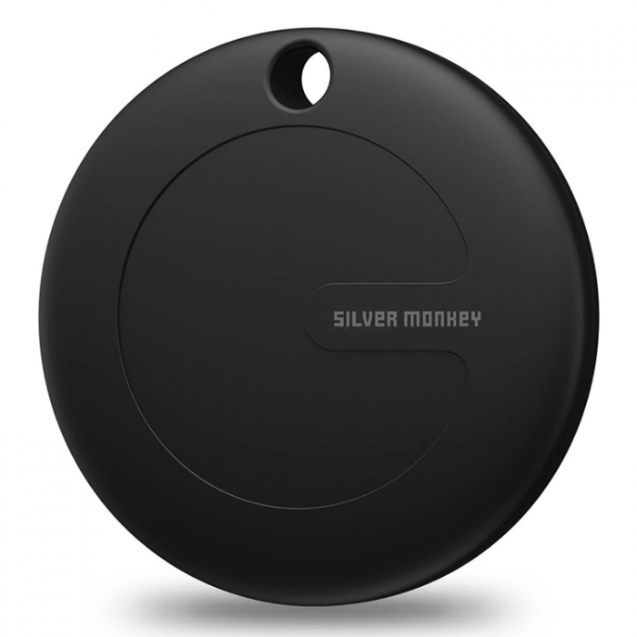 Silver Monkey - Silver Monkey Find My Anti Loss Locator Med Silikon Fodral - Svart