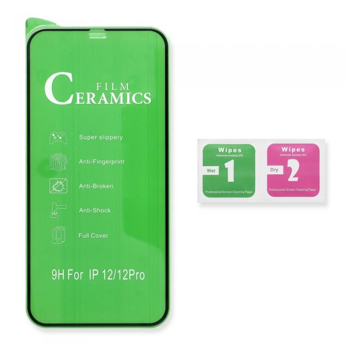 OEM - 5D Full Glue Keramiskt Glas fr Galaxy A50/A30/A20 - Svart