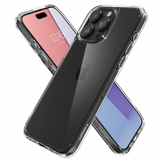 Spigen - Spigen iPhone 15 Pro Mobilskal Crystal Hybrid - Transparent
