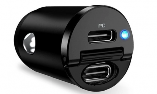 Puro - Puro Billaddare USB-C Till USB-C 30W Mini - Svart