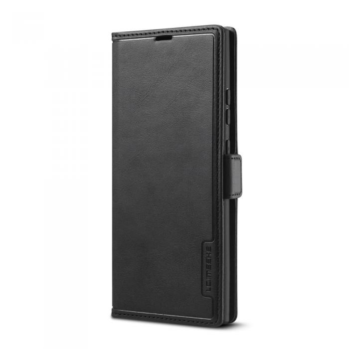 LC.imeeke - LC.IMEEKE Leather Fodral Till Samsung Galaxy Note 20 - Svart