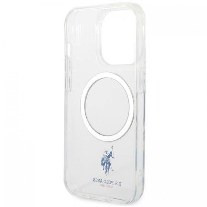 US Polo - US Polo iPhone 15 Pro Max Mobilskal MagSafe Collection - Clear