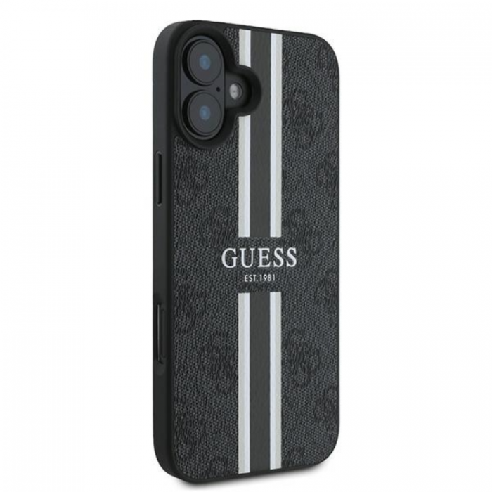 Guess - Guess iPhone 16 Plus Mobilskal Magsafe 4G Printed Stripes