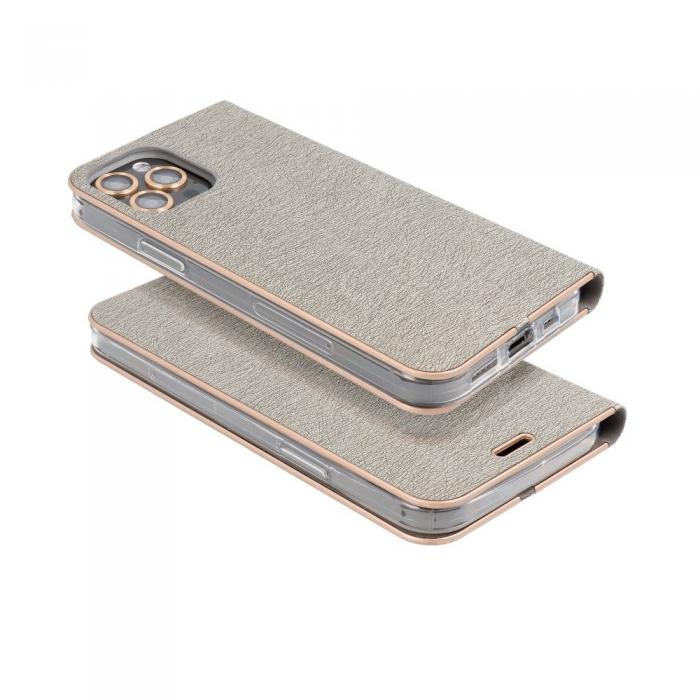 Forcell - Galaxy S21 FE Plnboksfodral Forcell Luna Gold - Silver