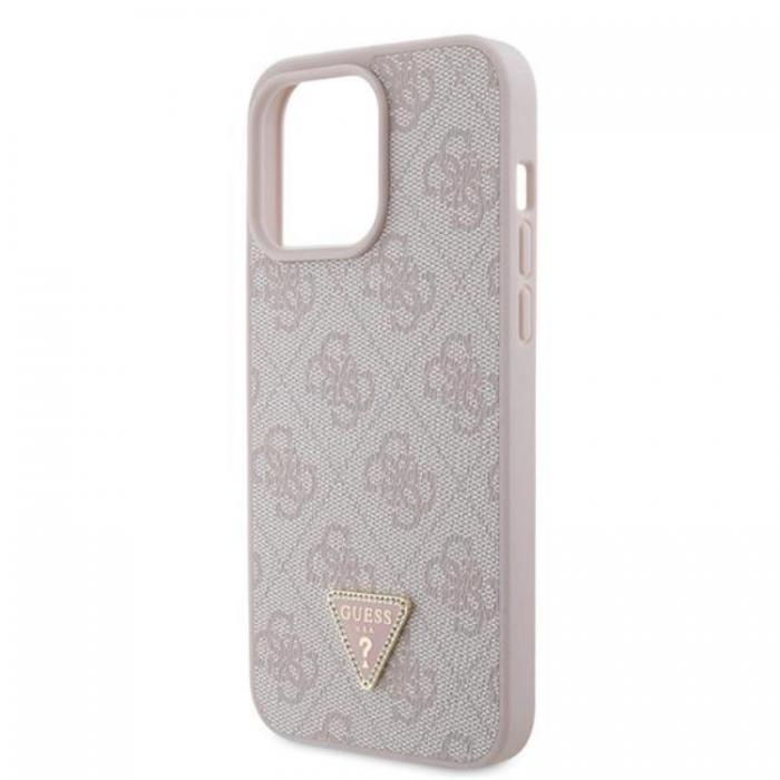 Guess - Guess iPhone 15 Pro Max Mobilskal Diamond Triangle - Rosa