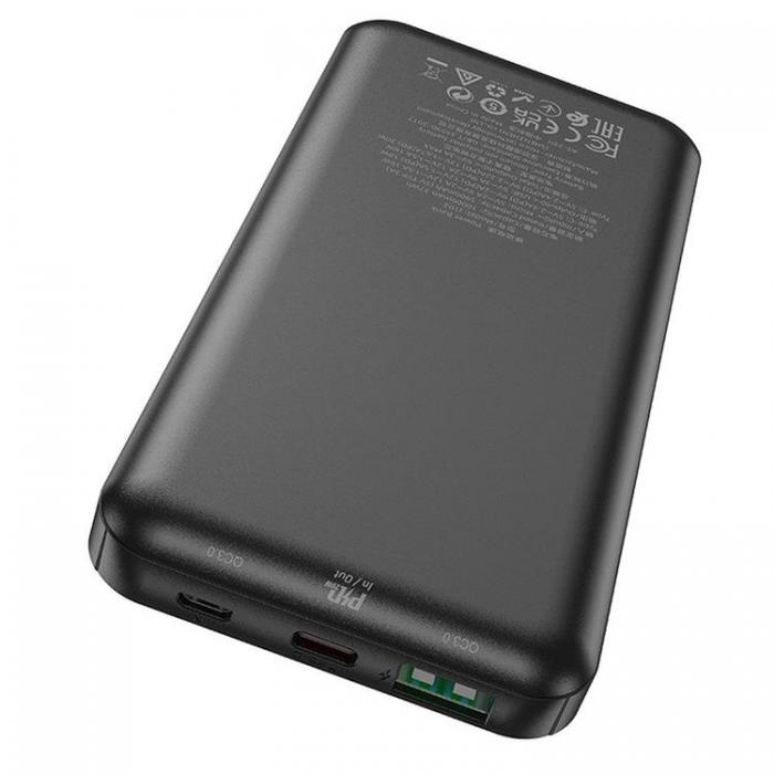 Hoco - Hoco Powerbank 10000 mAh 20W PD QC3.0 3A J102 - Svart