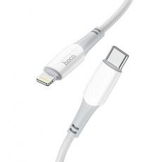 Hoco - Hoco Ferry USB-C till Lightning kabel 20W 1m - Vit