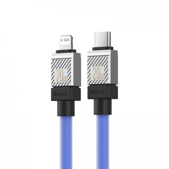 BASEUS - Baseus USB-C till Lightning kabel 20W 1m CoolPlay - Bl