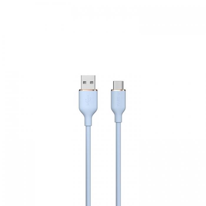 Devia - Devia USB Till USB-C Kabel 2.4A 1.2m Jelly EC629 - Bl