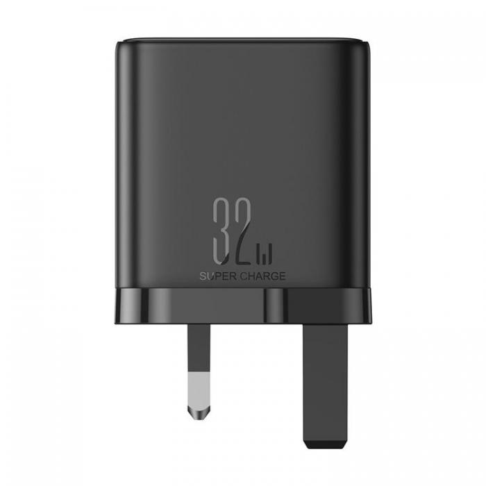 Joyroom - Joyroom UK Vggladdare 2x USB-C/USB-A 32W - Svart