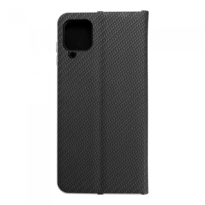 OEM - Galaxy A12/M12 Plnboksfodral Forcell Luna Carbon - Svart