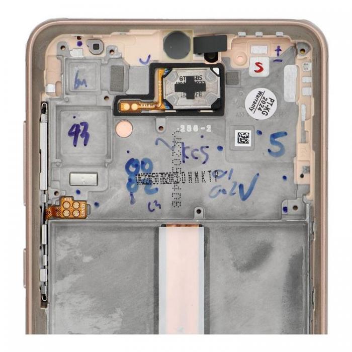 SpareParts - SAMSUNG A33 5G Skrm med LCD-display ServicePack - Guld