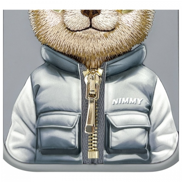 NIMMY - Nimmy iPhone 15 Pro Max Mobilskal Cool & Cute 2.0 Bear - Gr