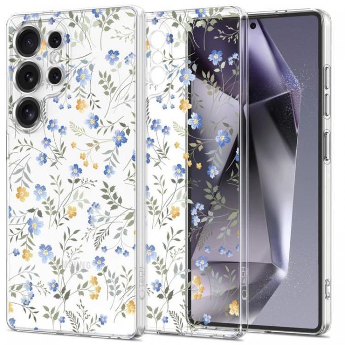 Tech-Protect - Tech-Protect Galaxy S25 Ultra Mobilskal Flexair - Spring Flowers