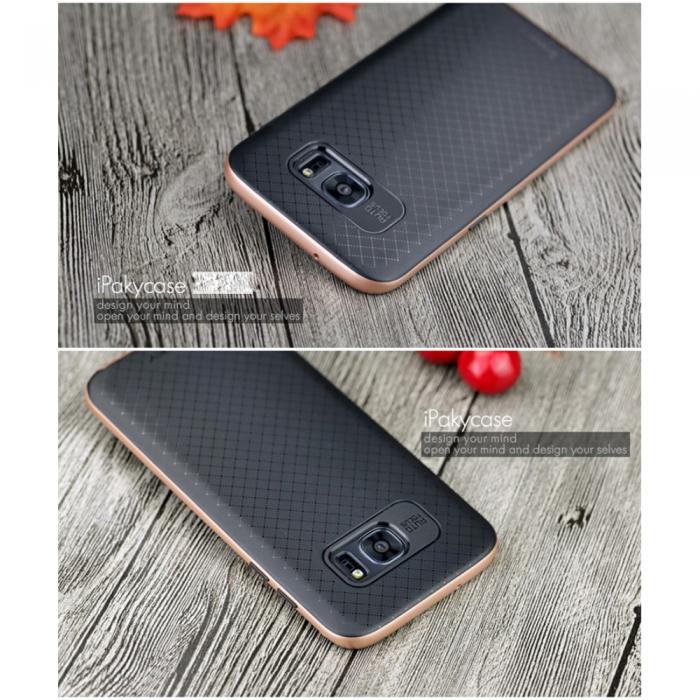 UTGATT5 - iPaky Skal till Samsung Galaxy S7 Edge - Rose Gold