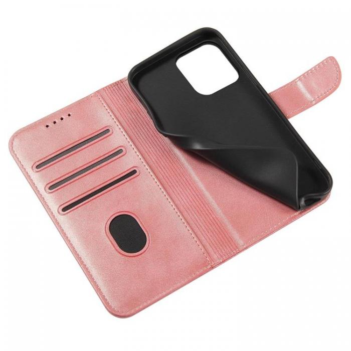 A-One Brand - Galaxy A34 5G Plnboksfodral Magnetic Flip Kickstand - Rosa