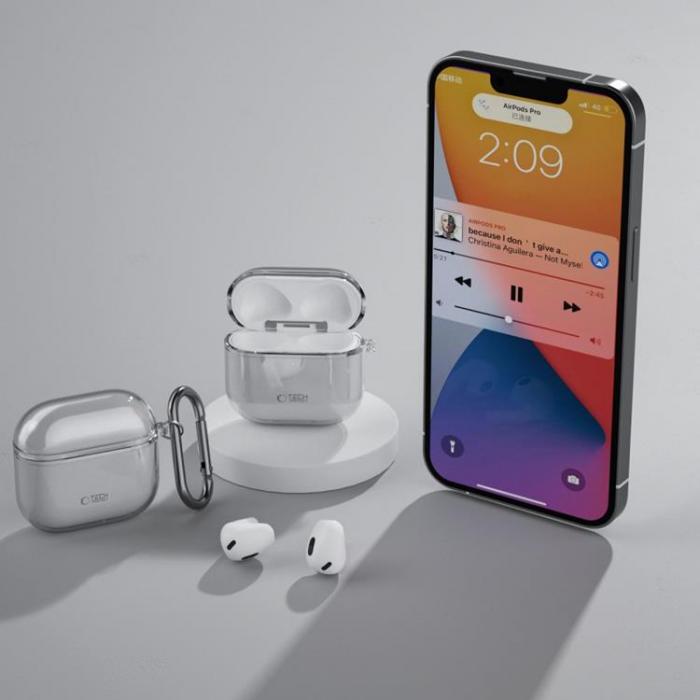 Tech-Protect - Tech-Protect Apple Airpods 4 Skal Flexair - Ash Gr