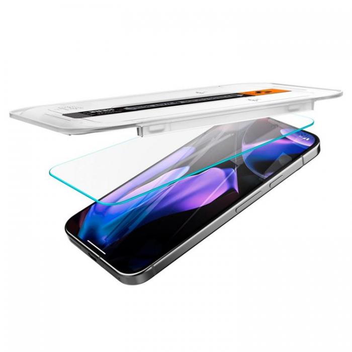 Spigen - Spigen [2-Pack] Google Pixel 9/9 Pro Skrmskydd Hrdat Glas EZ-FIT