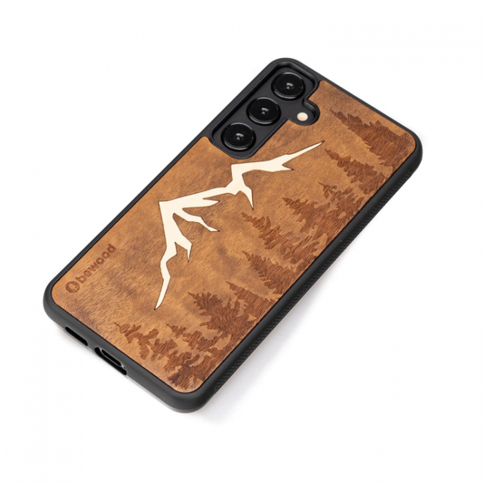 Bewood - Bewood Galaxy S24 Plus Mobilskal Berg Imbuia