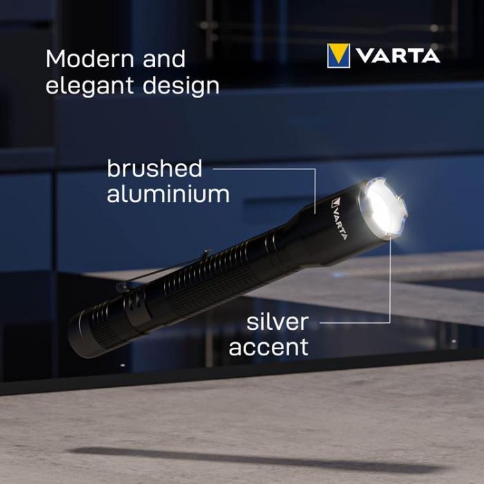 VARTA - Varta Aluminium Light F20 Pro Ficklampa 250 lm