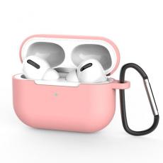 A-One Brand - Silicone Soft Nyckelring Skal AirPods Pro - Rosa