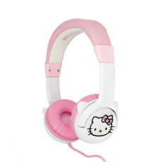 Hello Kitty - Hello Kitty On-Ear Hörlurar Med Öron 85dB Trådbunden - Rosa