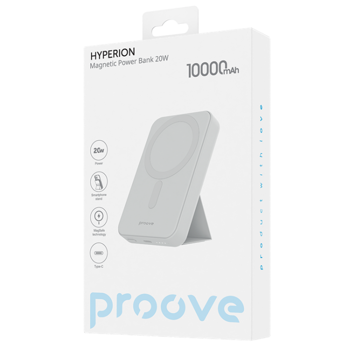 Proove - Proove Powerbank 10000mAh 20W MagSafe Trdls Laddare Hyperion