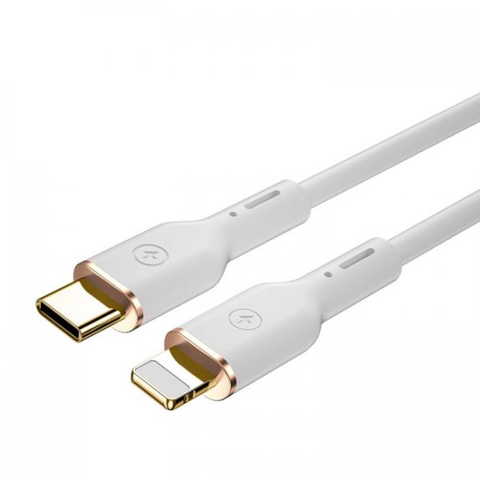 WIWU - WIWU USB-C till Lightning kabel 30W 1.2m YQ01 - Vit