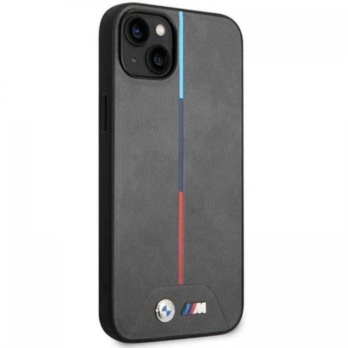 BMW - BMW iPhone 14 Plus Mobilskal Quilted Tricolor - Gr