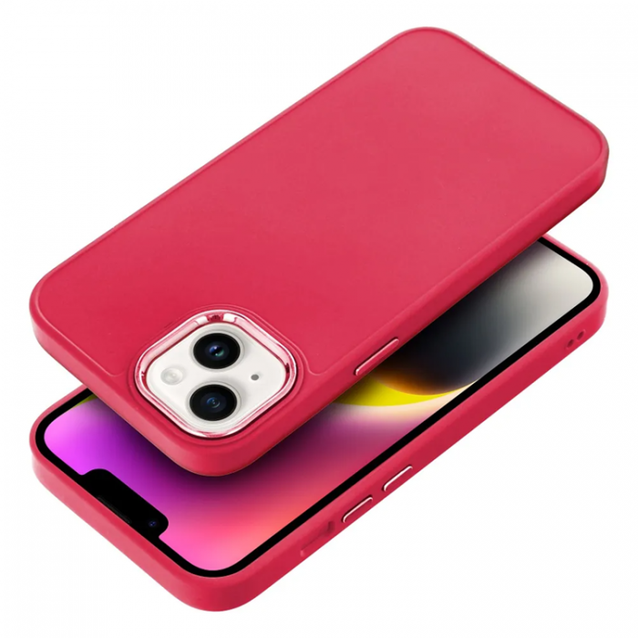 A-One Brand - iPhone 15 Pro Mobilskal Frame - Magenta