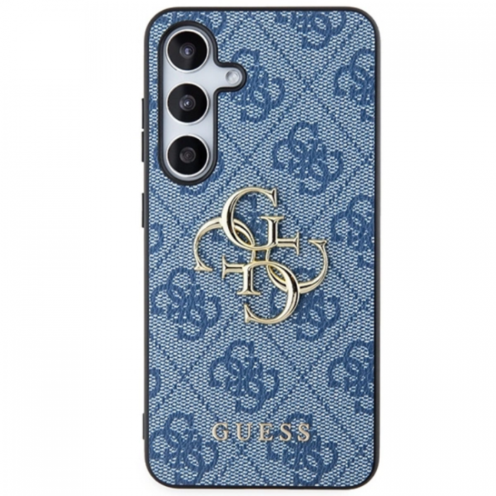 Guess - Guess Galaxy S24 Plus Mobilskal Big Metall Logo - Bl