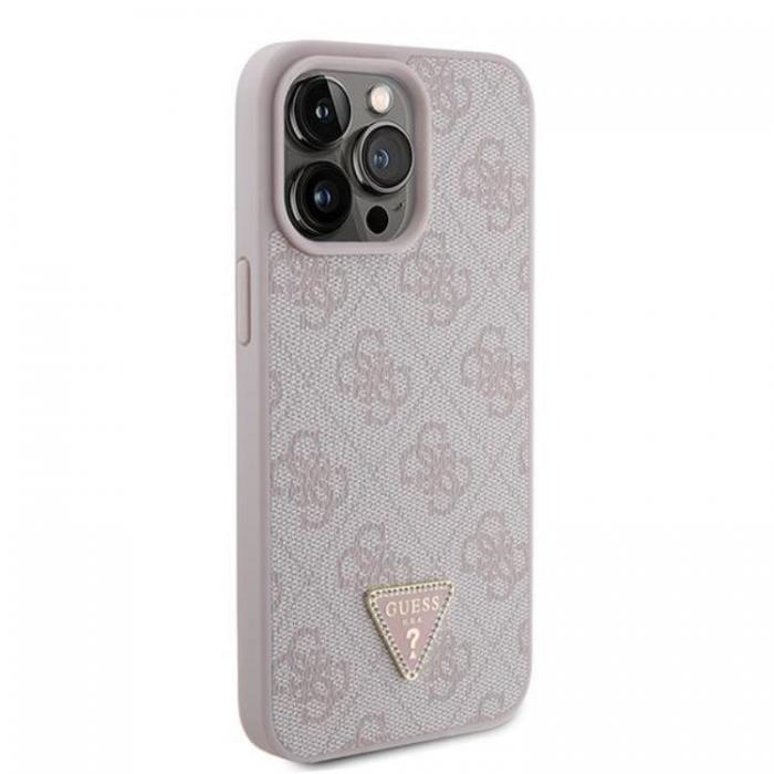 Guess - Guess iPhone 15 Pro Max Mobilskal Diamond Triangle - Rosa