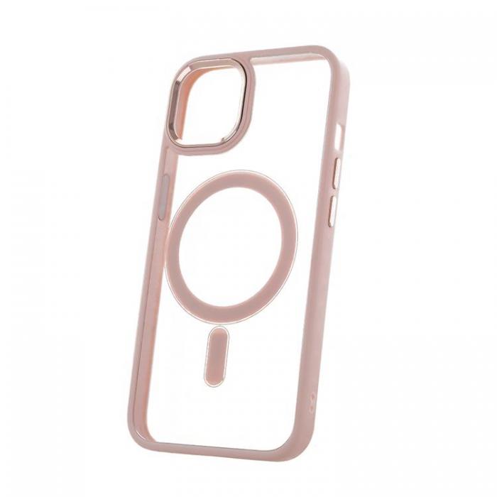 A-One Brand - iPhone 16 Pro Mobilskal MagSafe Satin Clear - Rosa