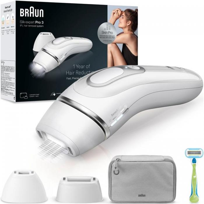 Braun - Braun IPL Silk-expert Pro 3 PL3122 - Vit/Silver