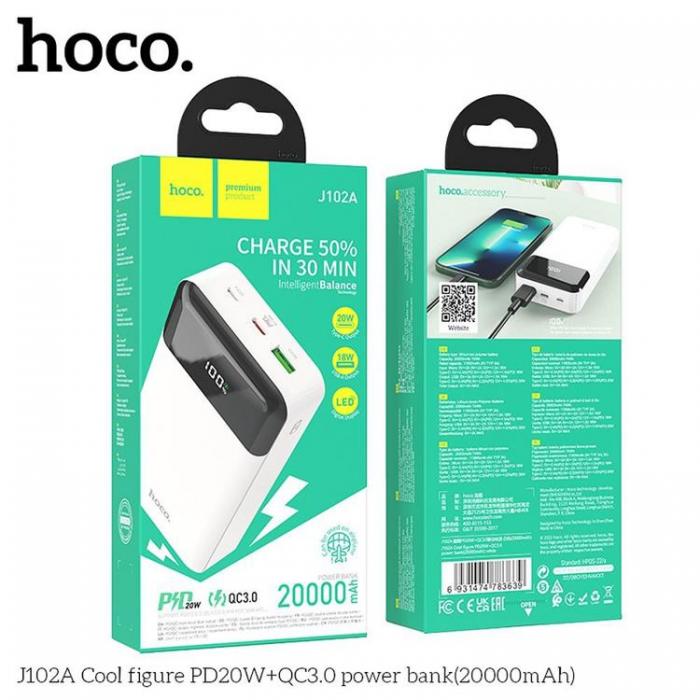 Hoco - Hoco Powerbank 20000 mAh 20W PD QC3.0 3A J102A - Vit