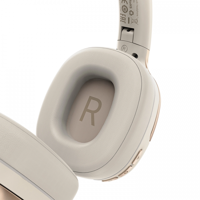 Acefast - Acefast H2 On-Ear Trdlsa Bluetooth-Hrlurar 5.3 ANC - Beige