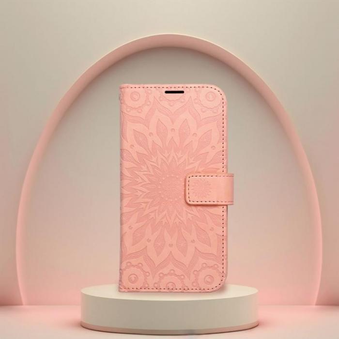 A-One Brand - iPhone 16 Plnboksfodral Mezzo Mandala - Peach Fuzz