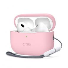 Tech-Protect - Tech-Protect Apple Airpods Pro 1/2 Skal Silikon - Dusty Rosa