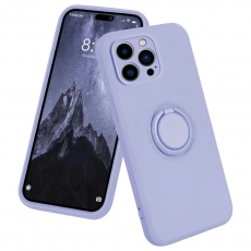 A-One Brand - iPhone 16 Pro Max Mobilskal Silikon Ring - Violett