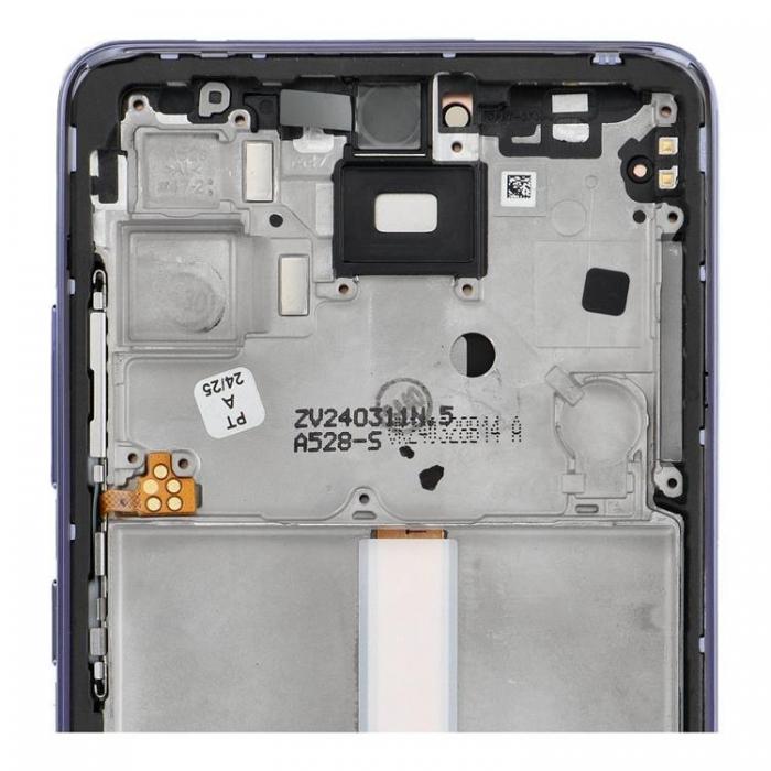 SpareParts - Galaxy A52S 5G Skrm med LCD-display Service Pack Lila