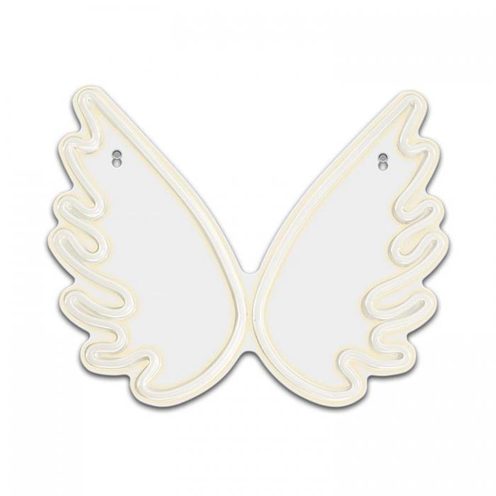 Forever Light - Forever Light LED Neon PLEXI WINGS FPNE09X - Vit