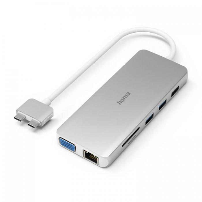 Hama - HAMA Hubb USB-C Connect2Mac 12-portar