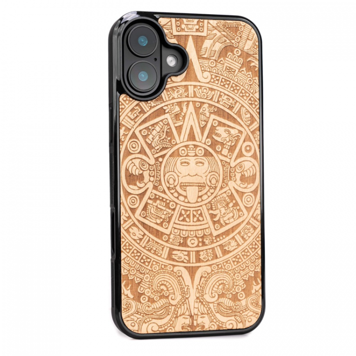 Bewood - Bewood iPhone 16 Plus Mobilskal Aztec Calendar Aniegre