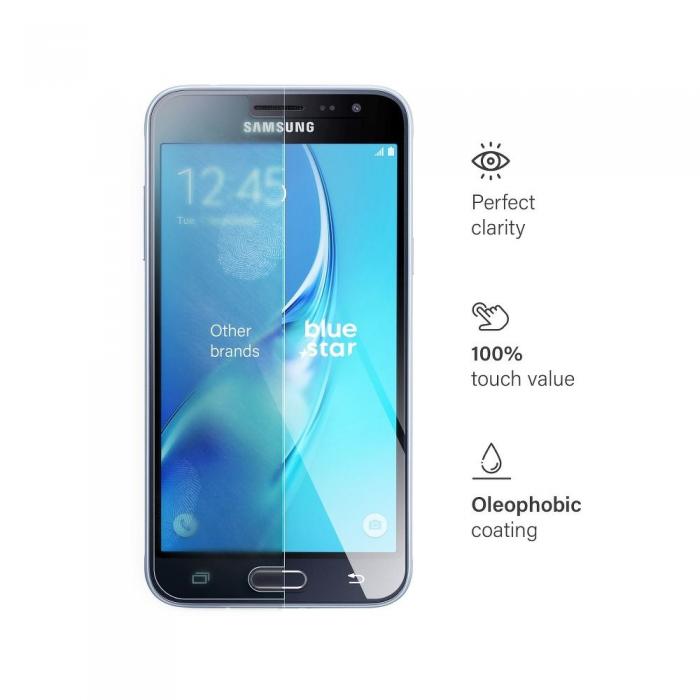 Blue Star - Blue Star Samsung Galaxy J3 (2016) Skrmskydd av Hrdat Glas